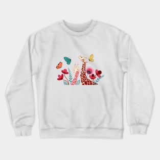 love giraffes Crewneck Sweatshirt